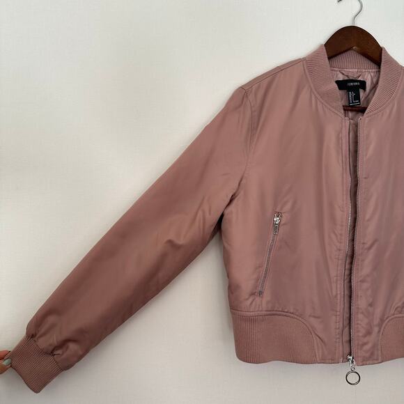 Forever 21 Mauvy Pink Bomber Jacket - Picture 5 of 13